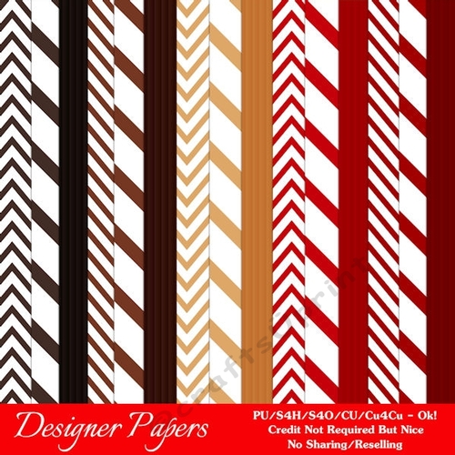 Valentines Day Colors 18 - Chevron (Zig Zag) & Stripe Patterns Paper Backgrounds 