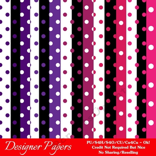 Valentines Day Colors 20 - Polka Dot Patterns Backgrounds