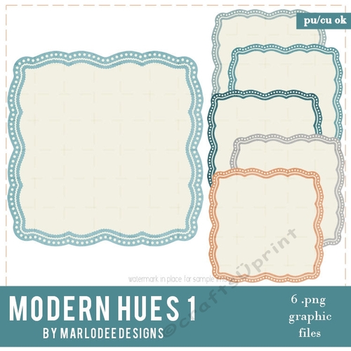 Modern Hues 1 - Journal Sentiment Tags package 3
