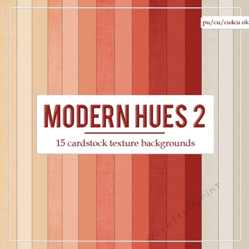 Modern Hues 2 - Scrapbook Size Textured Cardstock Backgrounds