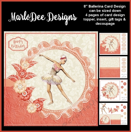 Beautiful Ballerina Mini Card Kit 2