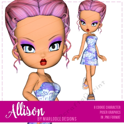 Allison - Cookie Girl Poser Graphics