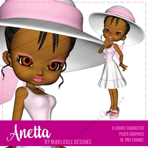 Anetta - Cookie Girl Poser Graphics