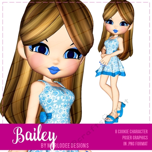 Bailey - Cookie Girl Poser Graphics