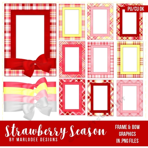 Strawberry Season - Frame & Bow Graphics