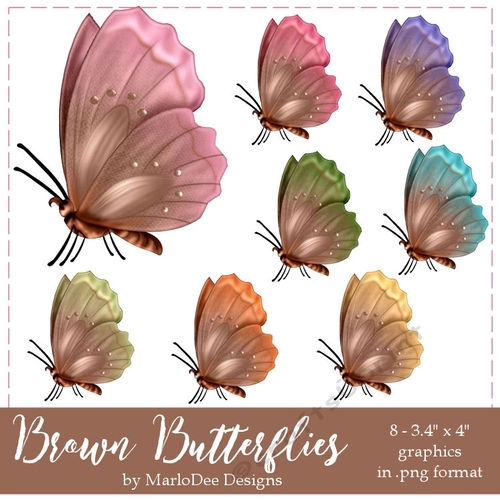 Brown Butterflies 
