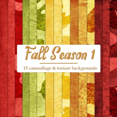 Fall Season Colors 1 - 8x8 Camouflage & Texture Backgrounds