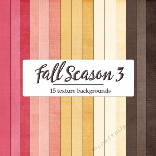 Fall Season Colors 3 - 8x8 Cardstock Texture Backgrounds