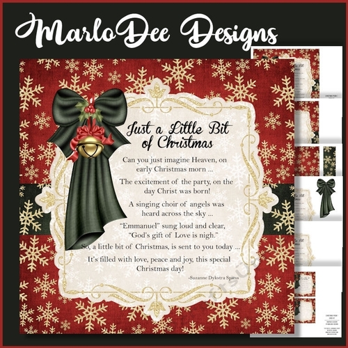 Christmas Poem 8x8 Mini Card Kit 