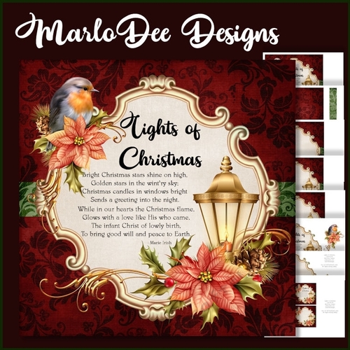 Christmas Poem 8x8 Mini Card Kit 2