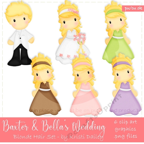 Wedding Day - Boys & Girls with Blonde Hair 