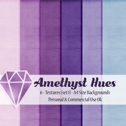 Amethyst Hues - Textures Style A4 Backgrounds