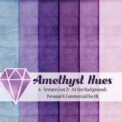 Amethyst Hues - Textures Style A4 Backgrounds