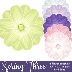 Spring Season THREE - Flower Graphics {set 2}