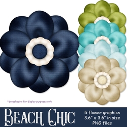 Beach Chic - Flower Graphics