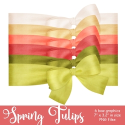 Spring Tulips -  Bow Graphics