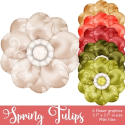 Spring Tulips - Elegant Flower Graphics