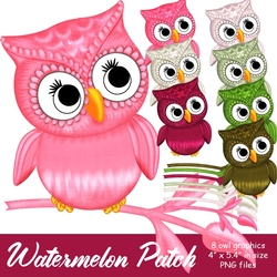 Watermelon Patch - Owl Graphics