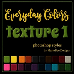 Photoshop Styles - Everyday Colors - Textures set 1 Patterns