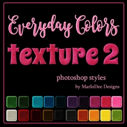 Photoshop Styles - Everyday Colors - Textures set 2 Patterns