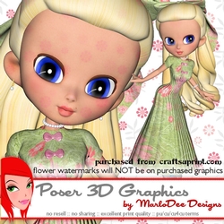 Princess Cookie Character Poser Graphics pkg5