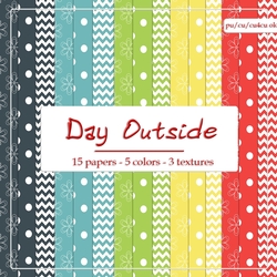 Day Outside Digital Pattern Paper Backgrounds