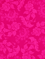 Neon Hot Pink Elegant Floral A4 Size Digital Paper Background {FHWC}