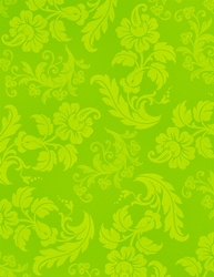 Neon Green Elegant Floral A4 Size Digital Paper Background {FHWC}