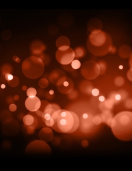 Orange Bokeh Pattern on Black Digital A4 Background {HC1}