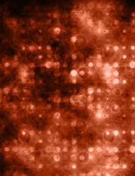 Orange Bokeh Pattern on Black Digital A4 Background 2 {HC1}