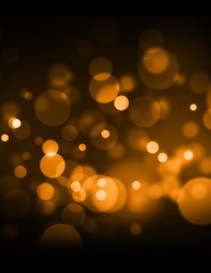 Golden Bokeh Pattern on Black Digital A4 Background {HC1}