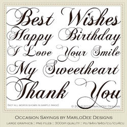 Brown Suede Color set 1 - Large Collection Mix Word Art Graphics