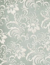 Elegant Light Green Background with Pearl Cream Color Floral Pattern (WC1)