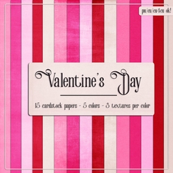 Valentines Day Colors 1 - Cardstock Texture Paper A4 Size Backgrounds