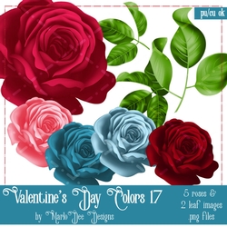 Valentines Day Colors 17 - Roses Floral Package 1