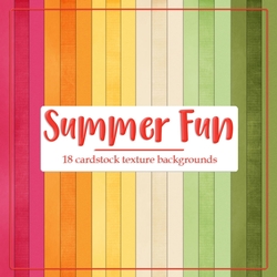 Summer Fun - Cardstock Texture A4 Size Backgrounds