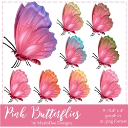 Pink Butterflies