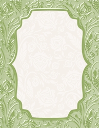Beautiful Light Green Color - Peacock Feather Pattern - Card Base Background