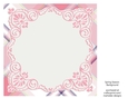 Pink, Purple, Green, Blue & White 8x8 Plaid Background with White Topper