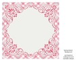 Pink, White & Blue 8x8 Plaid Background with White Topper