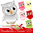 Strawberries in Season - Owl Graphics