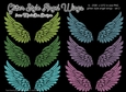 Glitter Style Angel Wings - Set 2