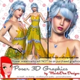 Female Elf Fantasy Poser Graphics package 3
