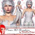 Snow Queen Elf Fantasy Poser Graphics