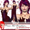 Female Elf Fantasy Poser Graphics package 7