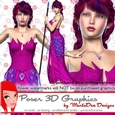 Female Elf Fantasy Poser Graphics package 8