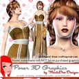 Brown Fall Season Elf Fantasy Poser Graphics