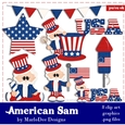 American Uncle Sam Clip Art Graphics