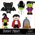 Fright Night Halloween Clip Art