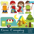Gone Camping Clip Art